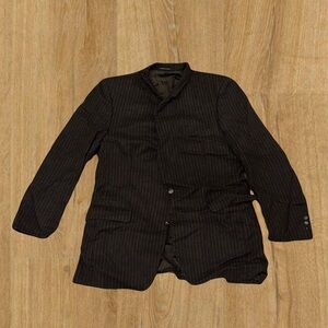 Yves Saint Laurent Black Pinstripe Sport Coat